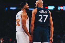 又是你！森林狼95-100负尼克斯，戈贝尔单节7次“下饭”操作